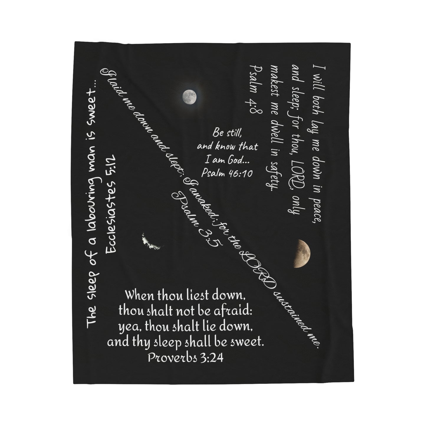 "Sleep is a Gift from God" Velveteen Plush Blanket