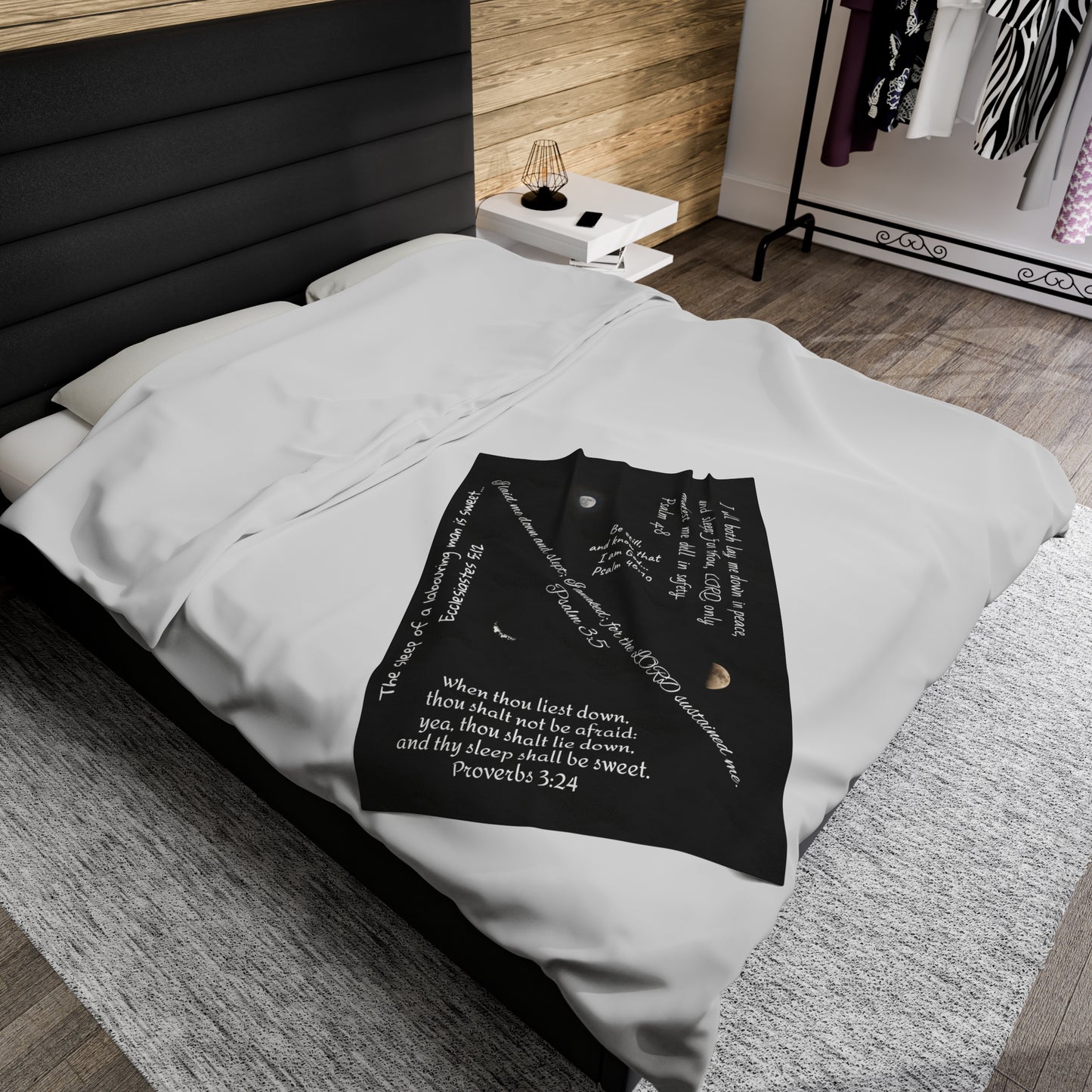 "Sleep is a Gift from God" Velveteen Plush Blanket