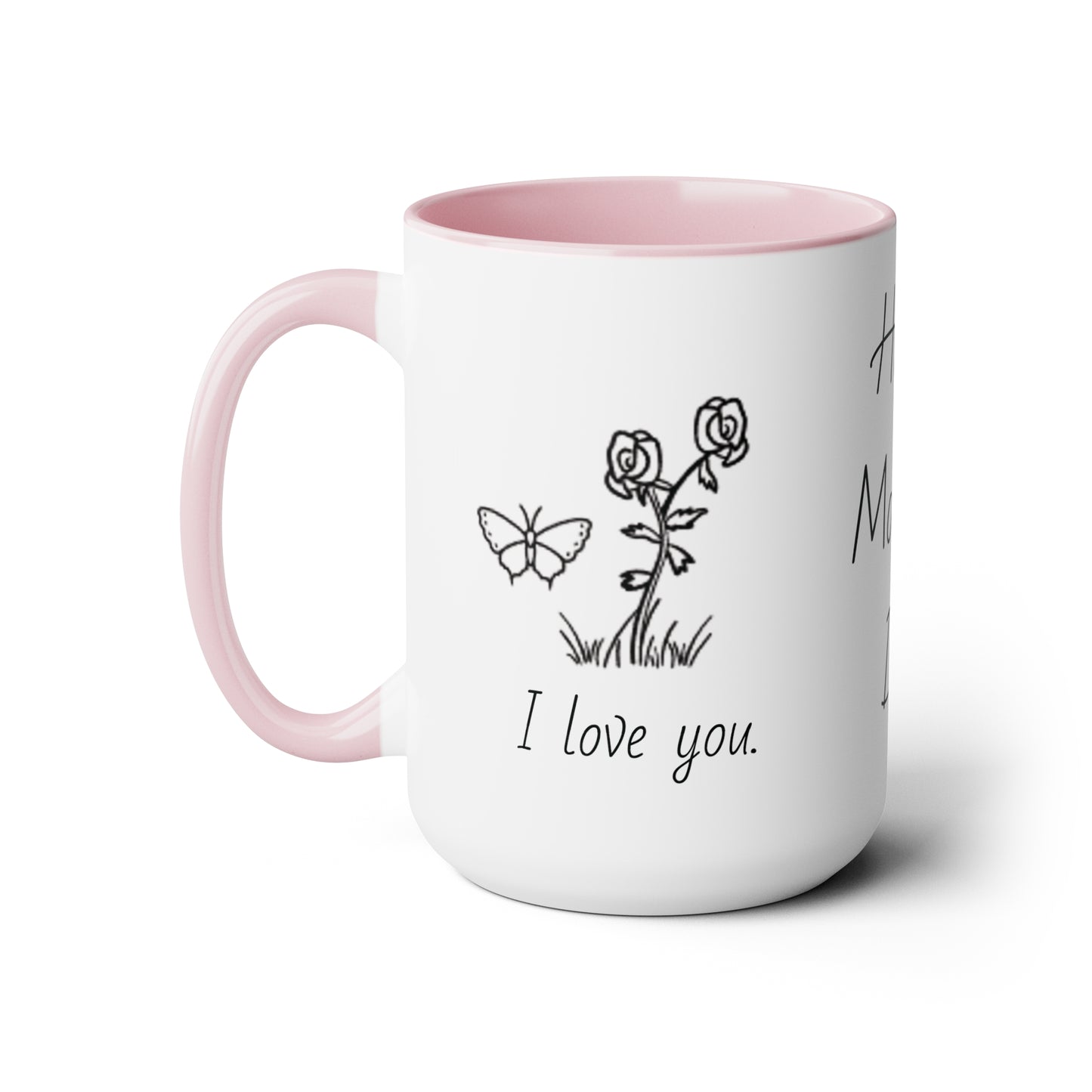 Mother's Day Two-Tone Coffee Mugs, 15oz